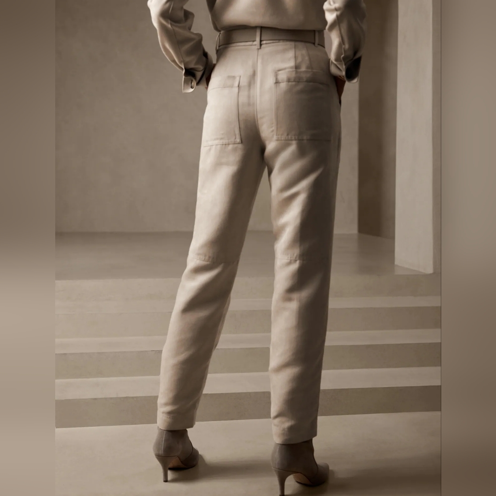 NWT BANANA REPUBLIC | Vegan Suede Pants - Picture 2 of 5